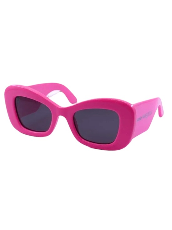 Alexander McQueen Pink Grey Sunglasses NEW With Case and Lens Cloth